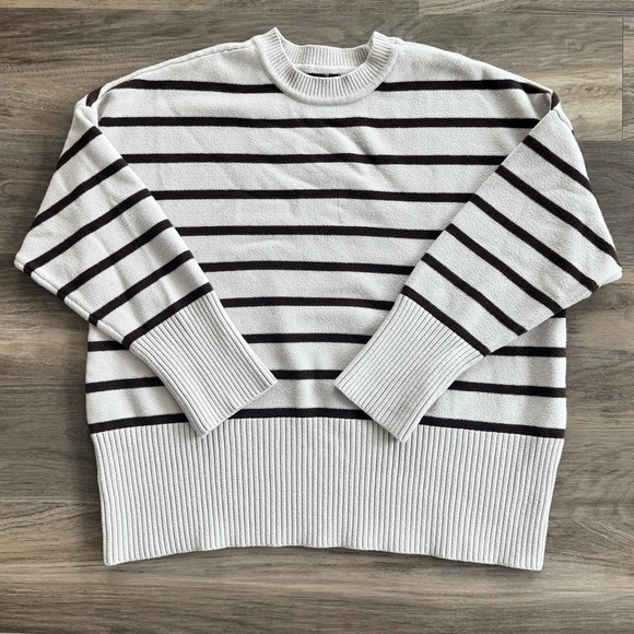 Kendall and Kylie | Striped Over-sized Sweater - Picture 1 of 5